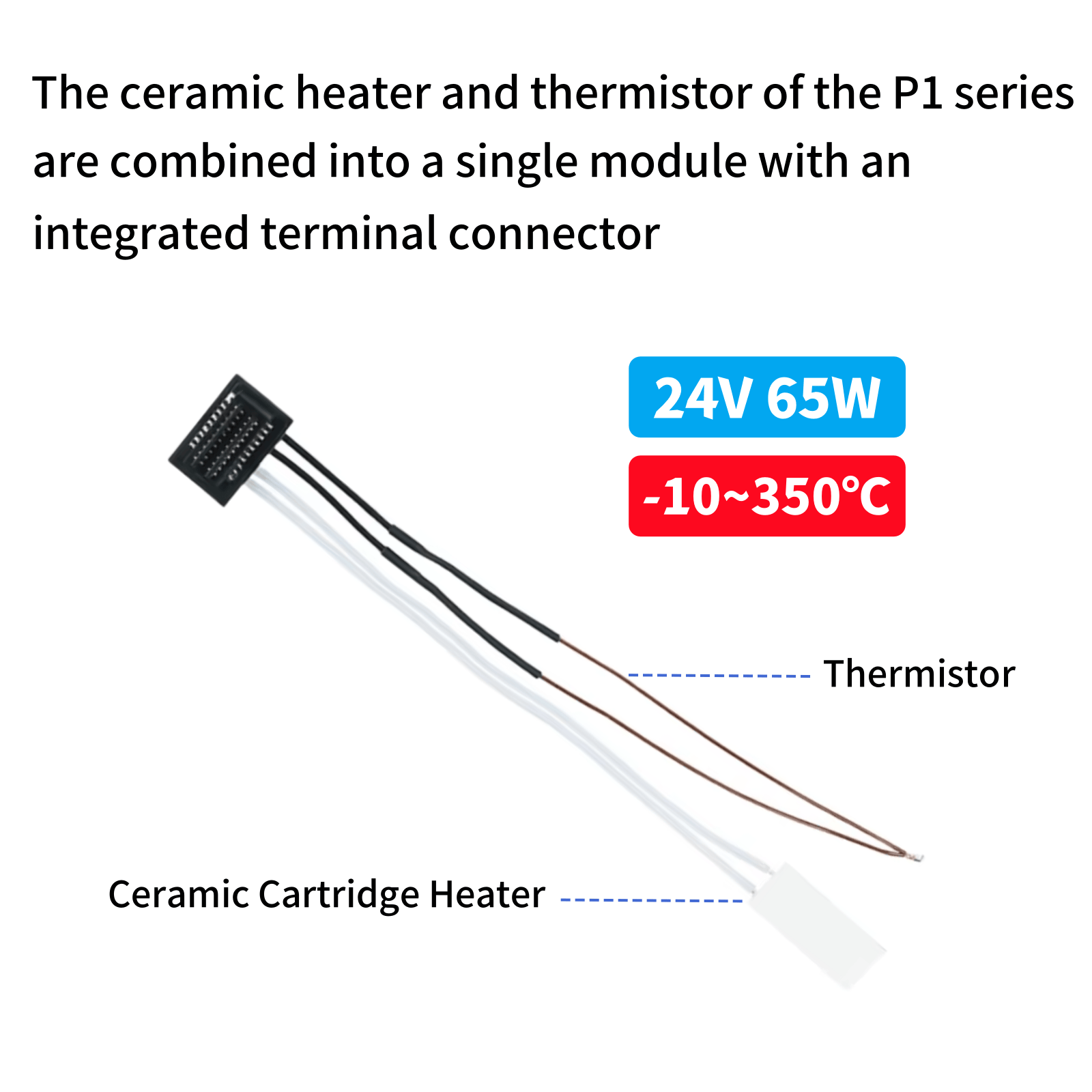Caremic Heater & Thermistor Fo - огляд і ціна 3D Printer Hotend Kit