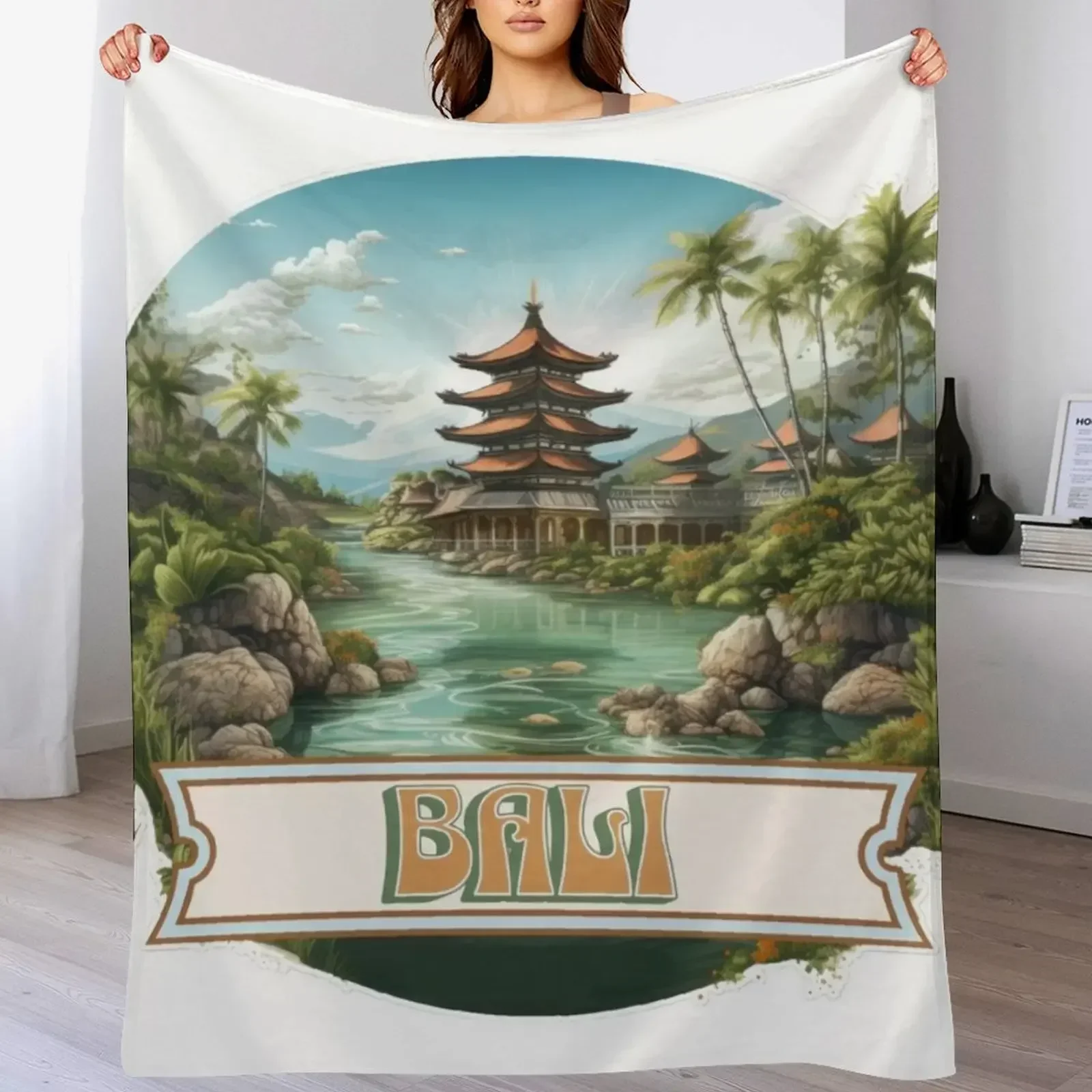 Bali Indonesia Throw Blanket C - огляд і ціна 3D Printing Bali