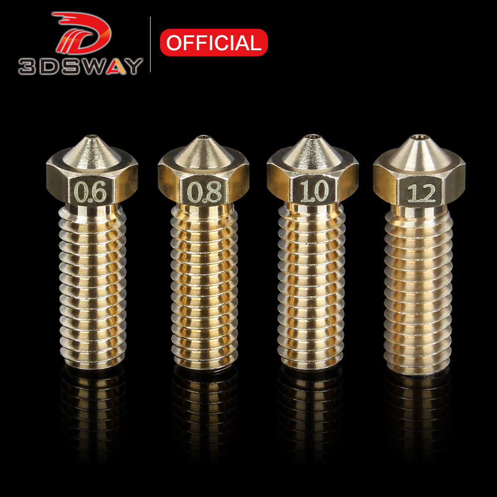 3DSWAY 3D Printer Parts V6 Vol - огляд і ціна 3D Printer Nozzle Brass