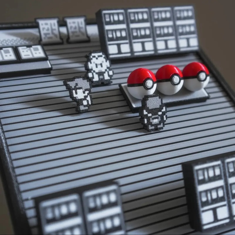 Pokemon Gold Silver Scene Figu - огляд і ціна 3D Printing Jobs