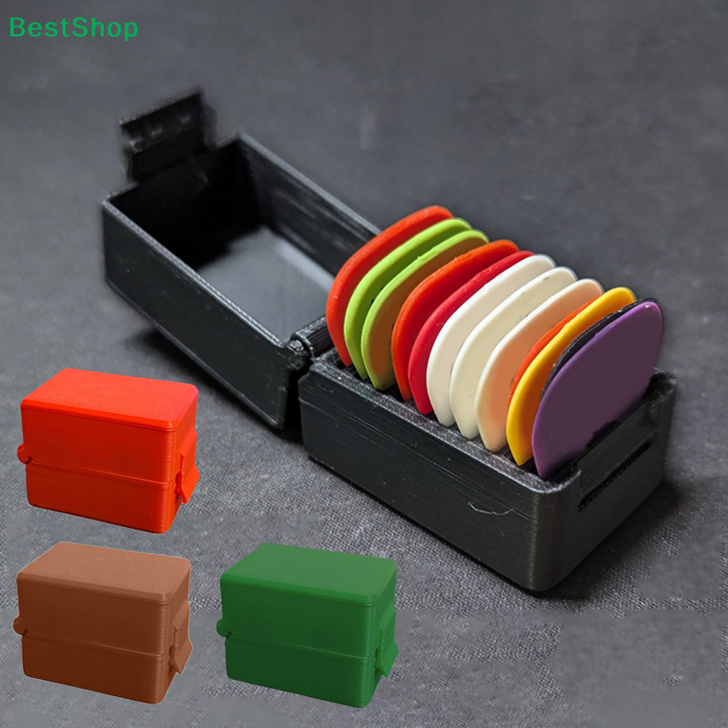 ♪Guitar Pick Storage Box with  - огляд і ціна 3D Printing Guitar