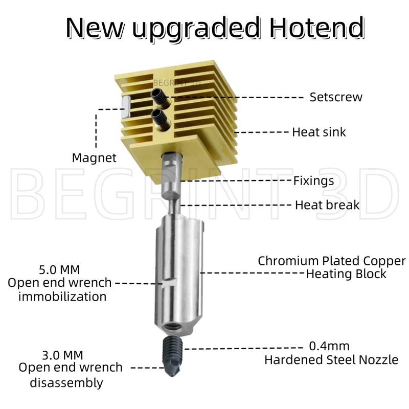 New Hotend For Bambu Lab A1 mi - огляд і ціна 3D Printer Hotend Kit