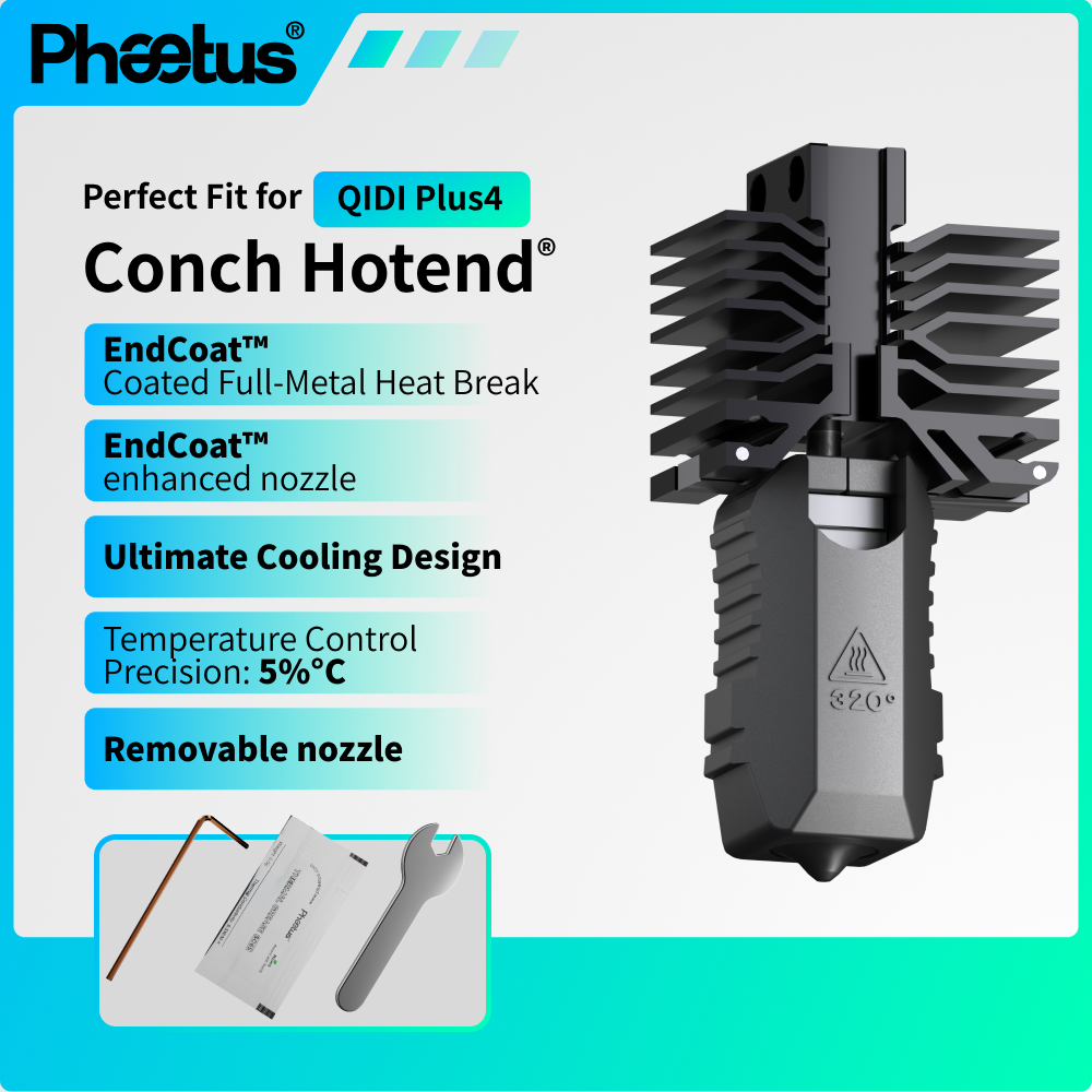 Phaetus for QIDI Plus4 3d Prin - огляд і ціна 3D Printer Hotend Kit