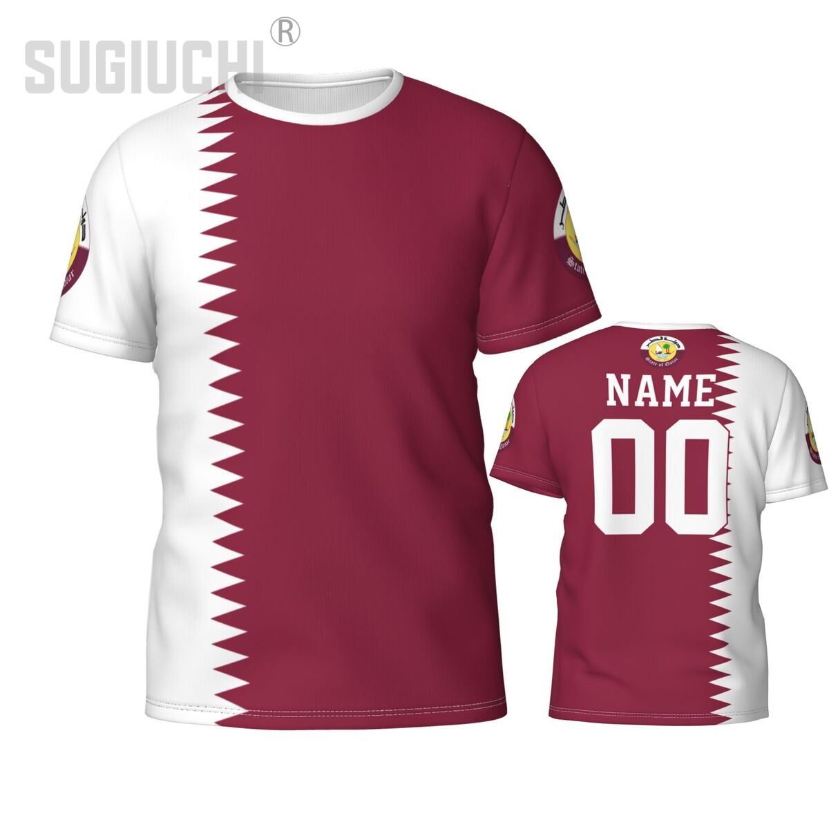 Custom Name Number Qatar Flag  - огляд і ціна 3D Printing Qatar