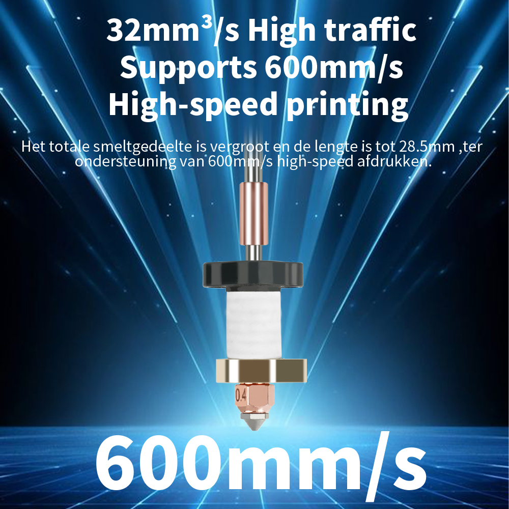 Upgrade Hotend For Creality K1 - огляд і ціна 3D Printer Nozzle Brass