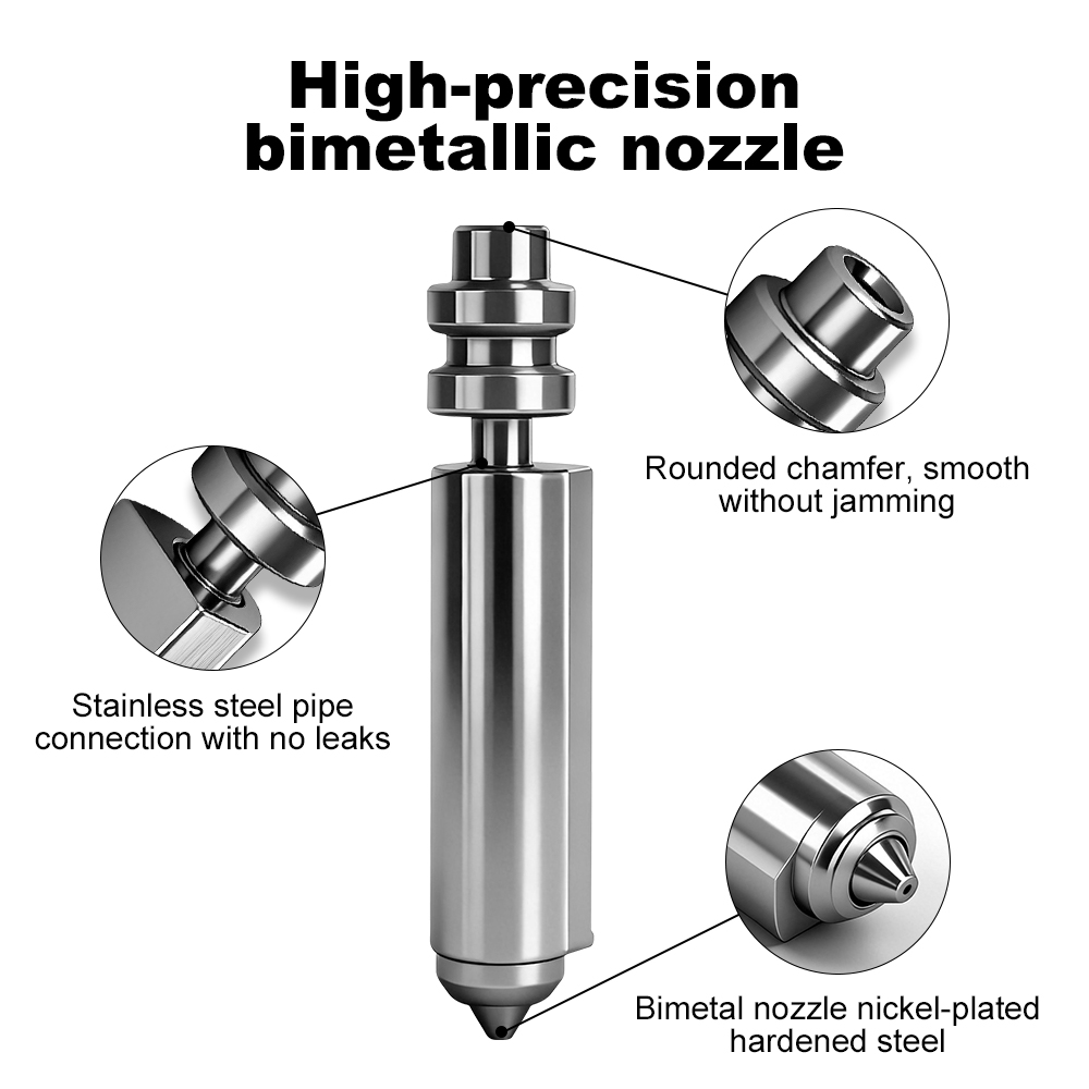 Upgraded Bimetallic Nozzle for - огляд і ціна 3D Printer Hotend Kit