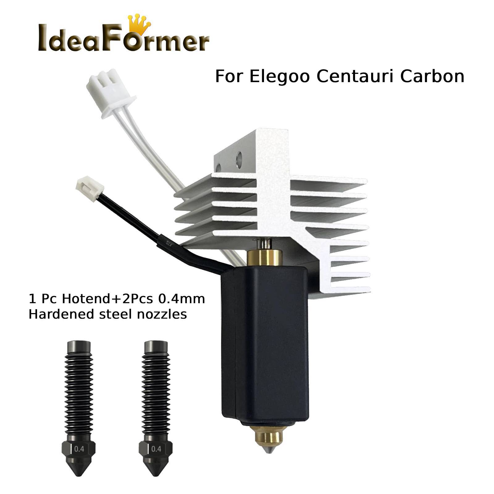 Upgrade Ceramic Hotend for Ele - огляд і ціна Nozzle 0.4Mm Hardened