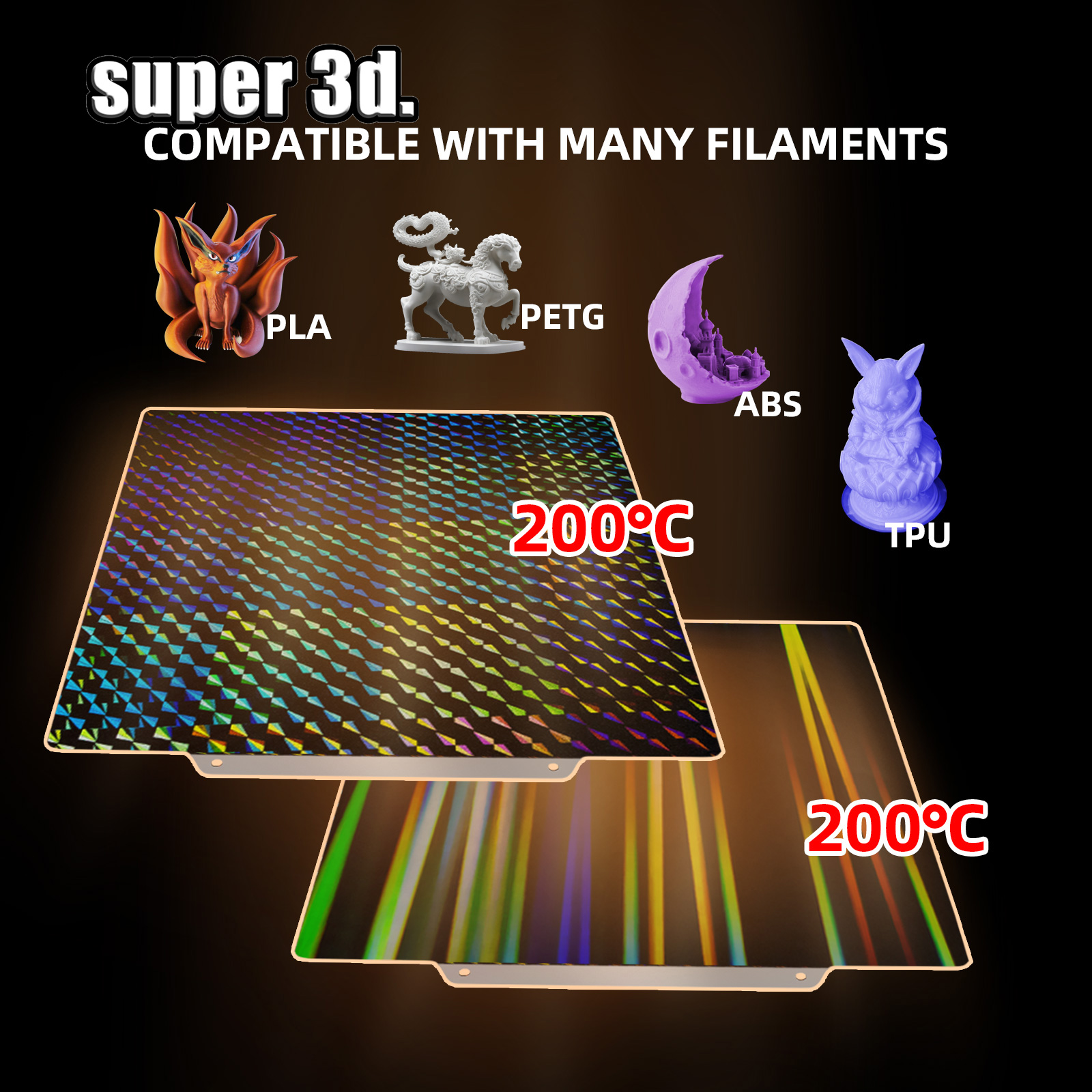 PEO PEI build plate 220x220 An - огляд і ціна 3D Printing Industrial