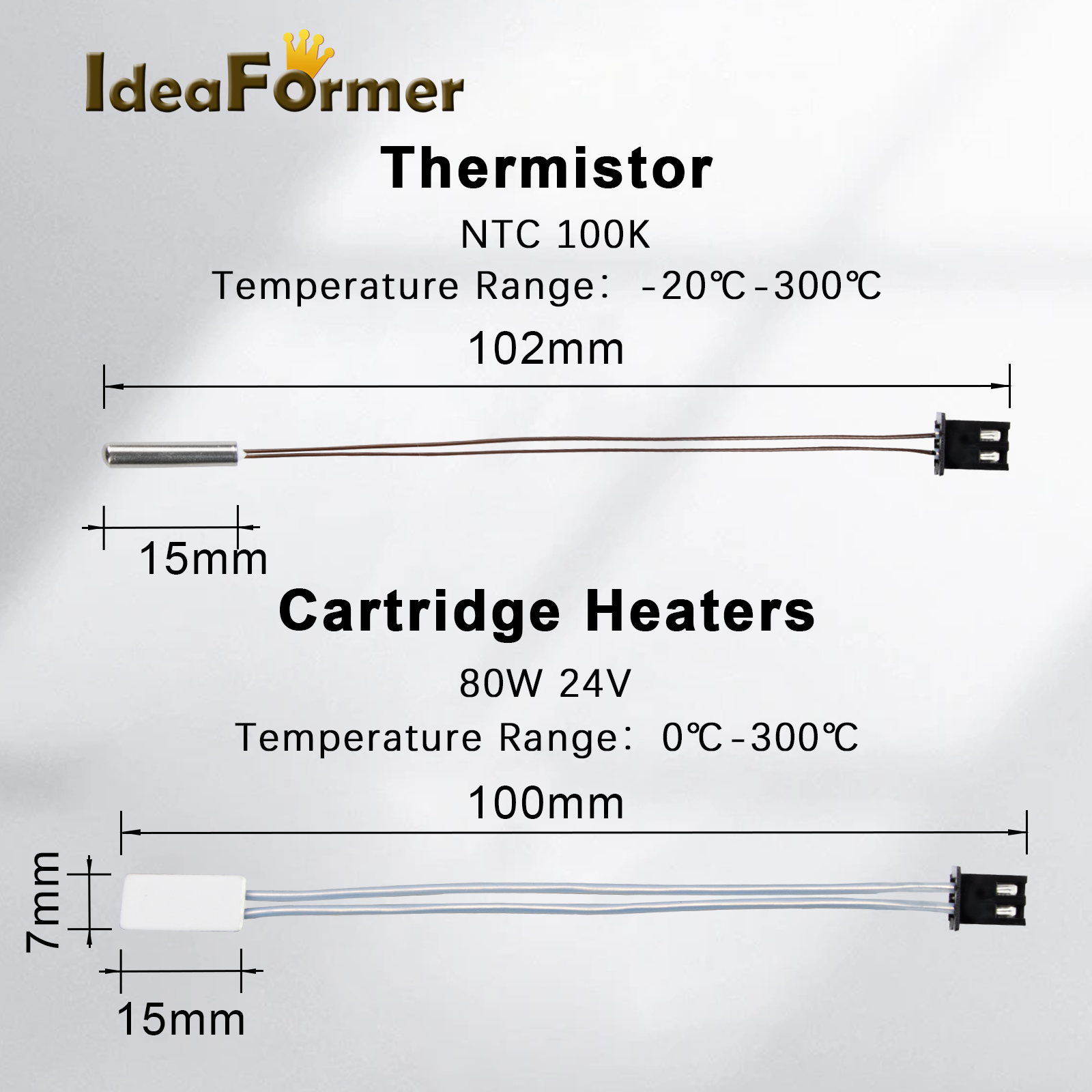 IdeaFormer IR3 V2 Extruder Kit - огляд і ціна Nozzle 0.4Mm Hardened